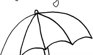 怎样画蘑菇的简笔画 雨伞简笔画